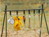 Outdoor Camping Aluminum Alloy Large Foldable Portable Clothes Drying Rack For Camping Travel Triangle