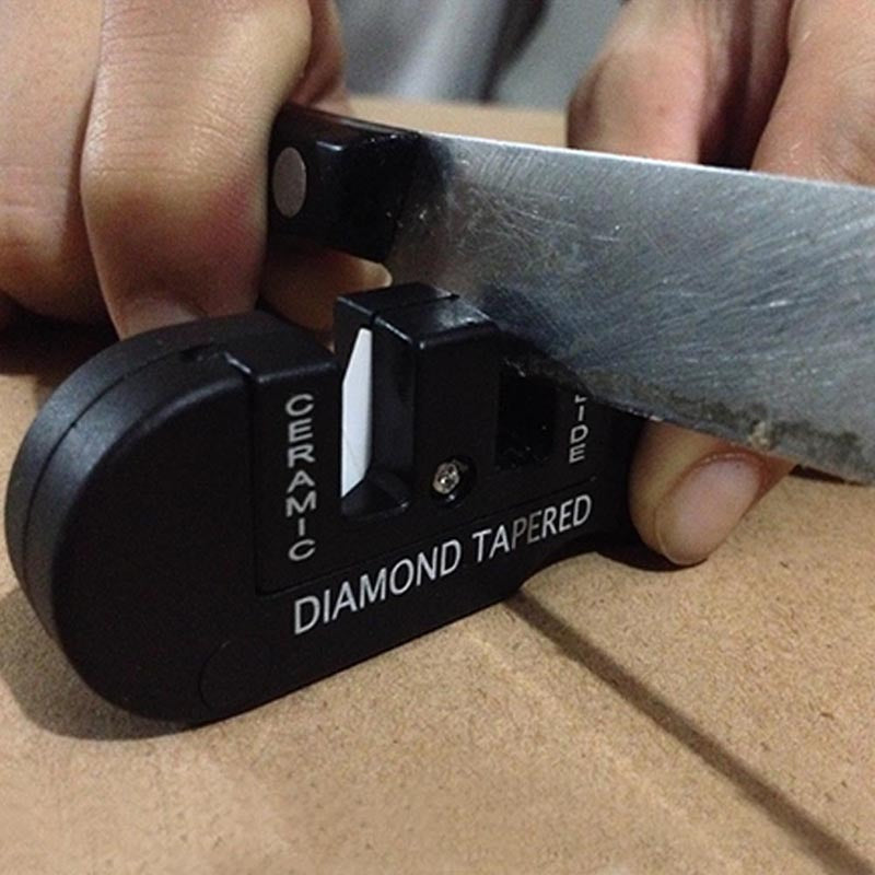 Multifunctional Outdoor Portable  Tungsten Steel Knife Sharpener