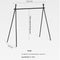 Outdoor Camping Aluminum Alloy Large Foldable Portable Clothes Drying Rack For Camping Travel Triangle